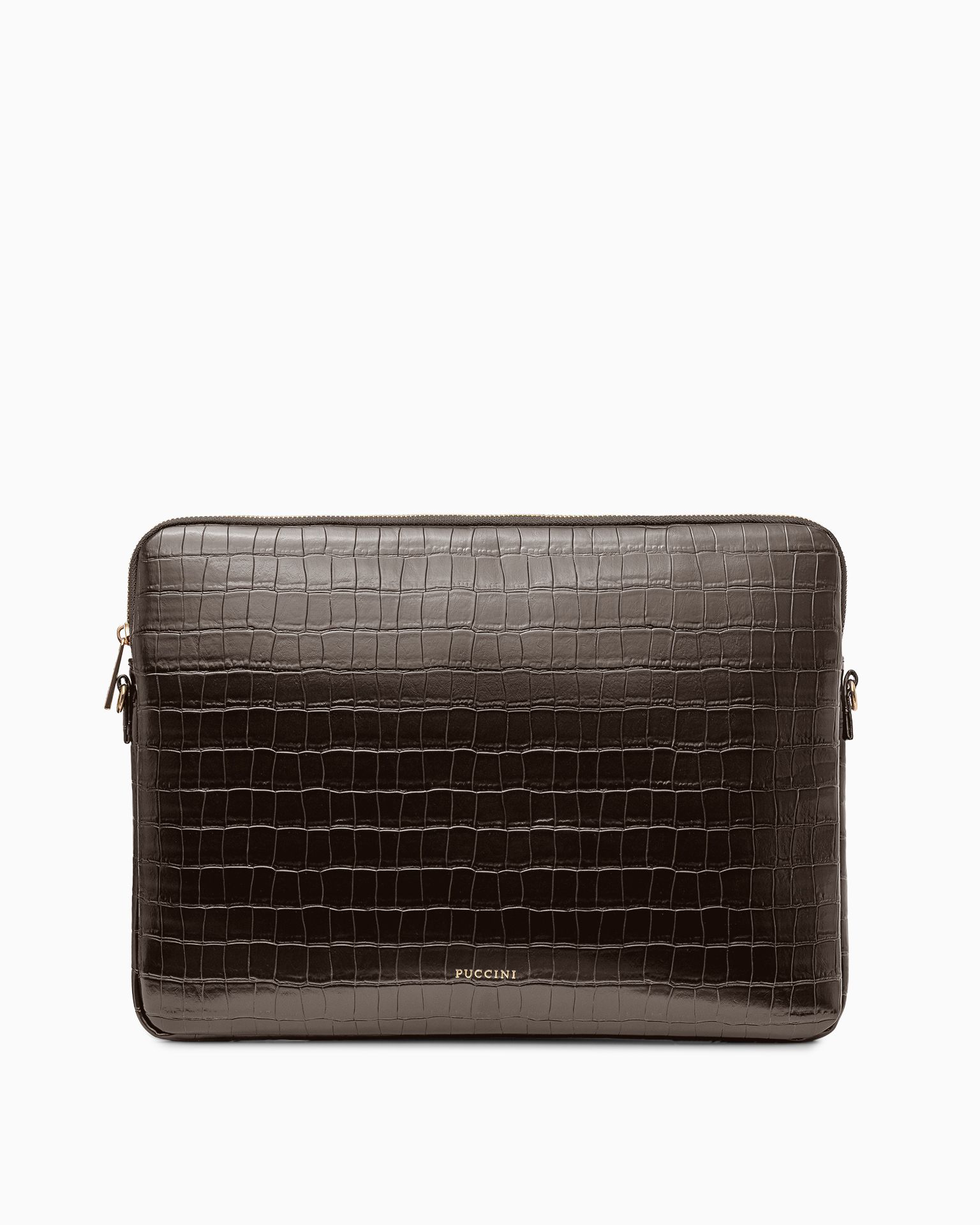 Etui na laptopa 15'6 cala brązowe crocco