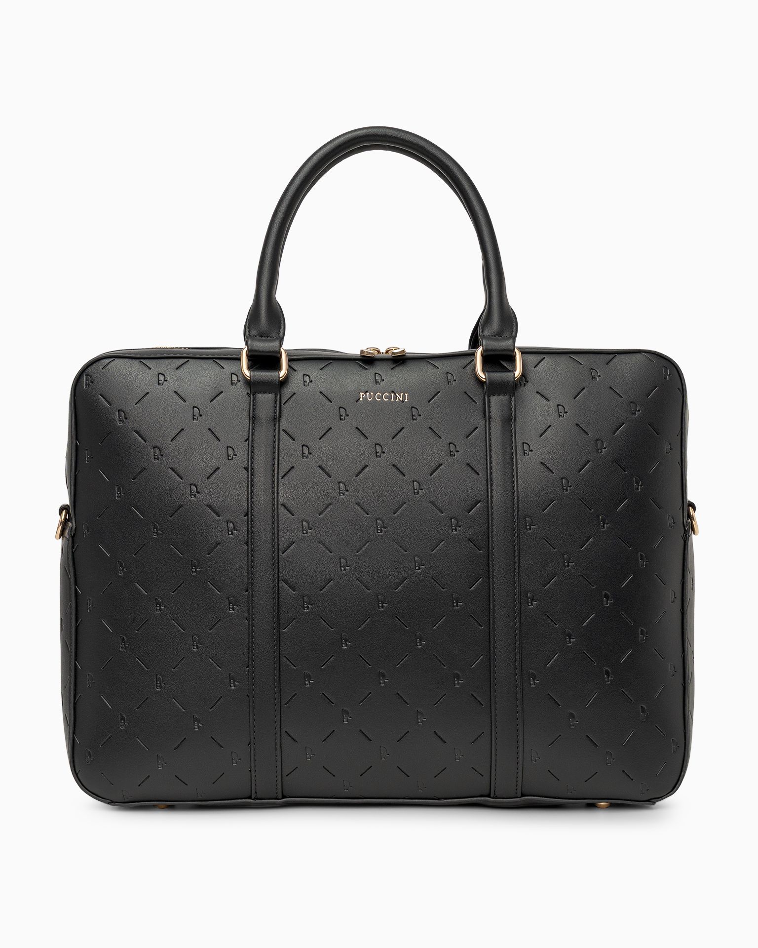 Torba na laptopa 15'6 cali czarny monogram