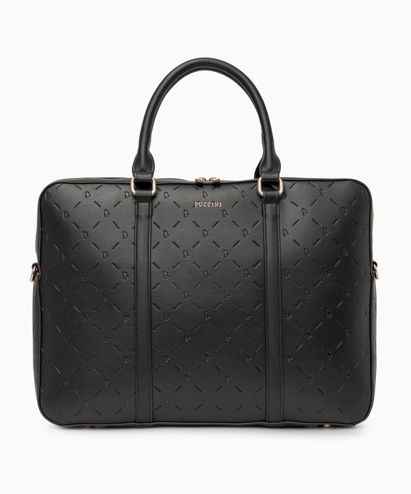 Torba na laptopa 15'6 cali czarny monogram