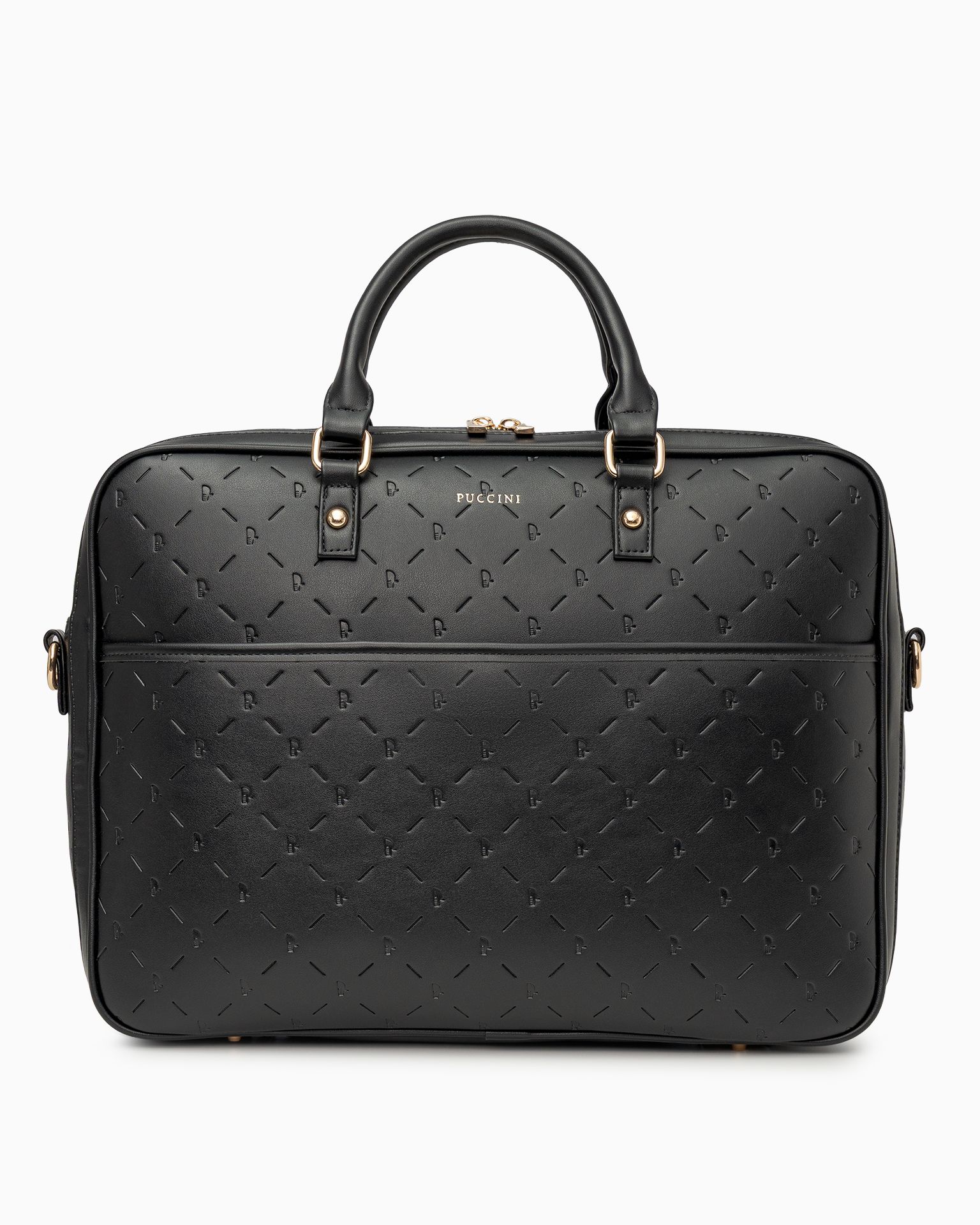 Torba na laptopa 15'6 cali monogram czarna