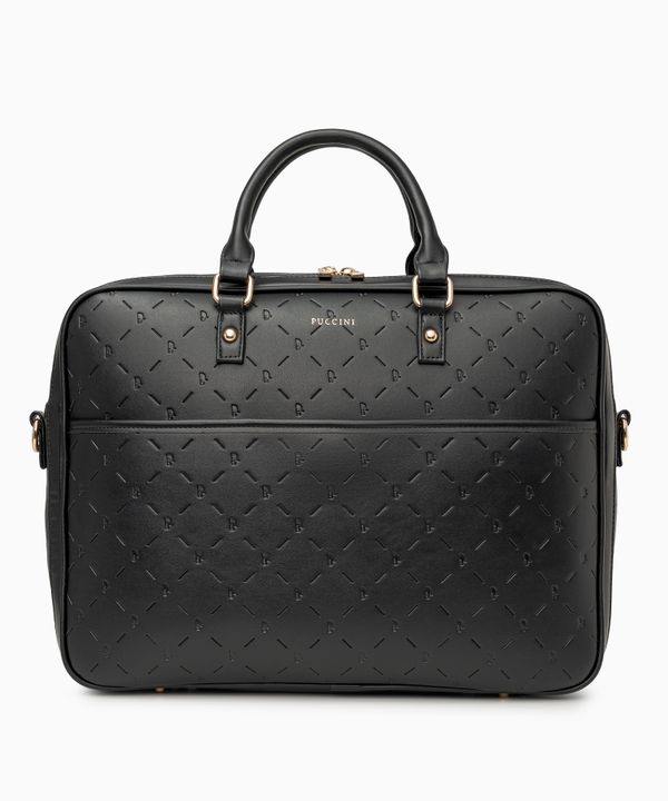 Torba na laptopa 15'6 cali monogram czarna