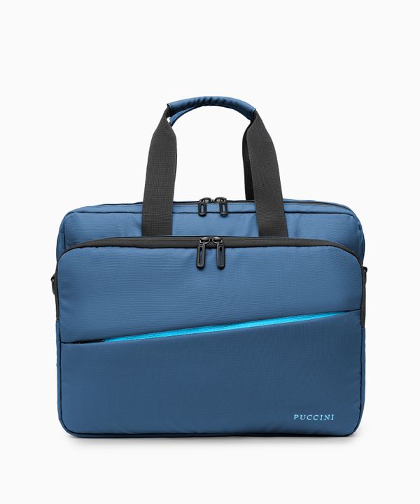 Torba na laptopa 15,6 cali z kieszeniami granatowa