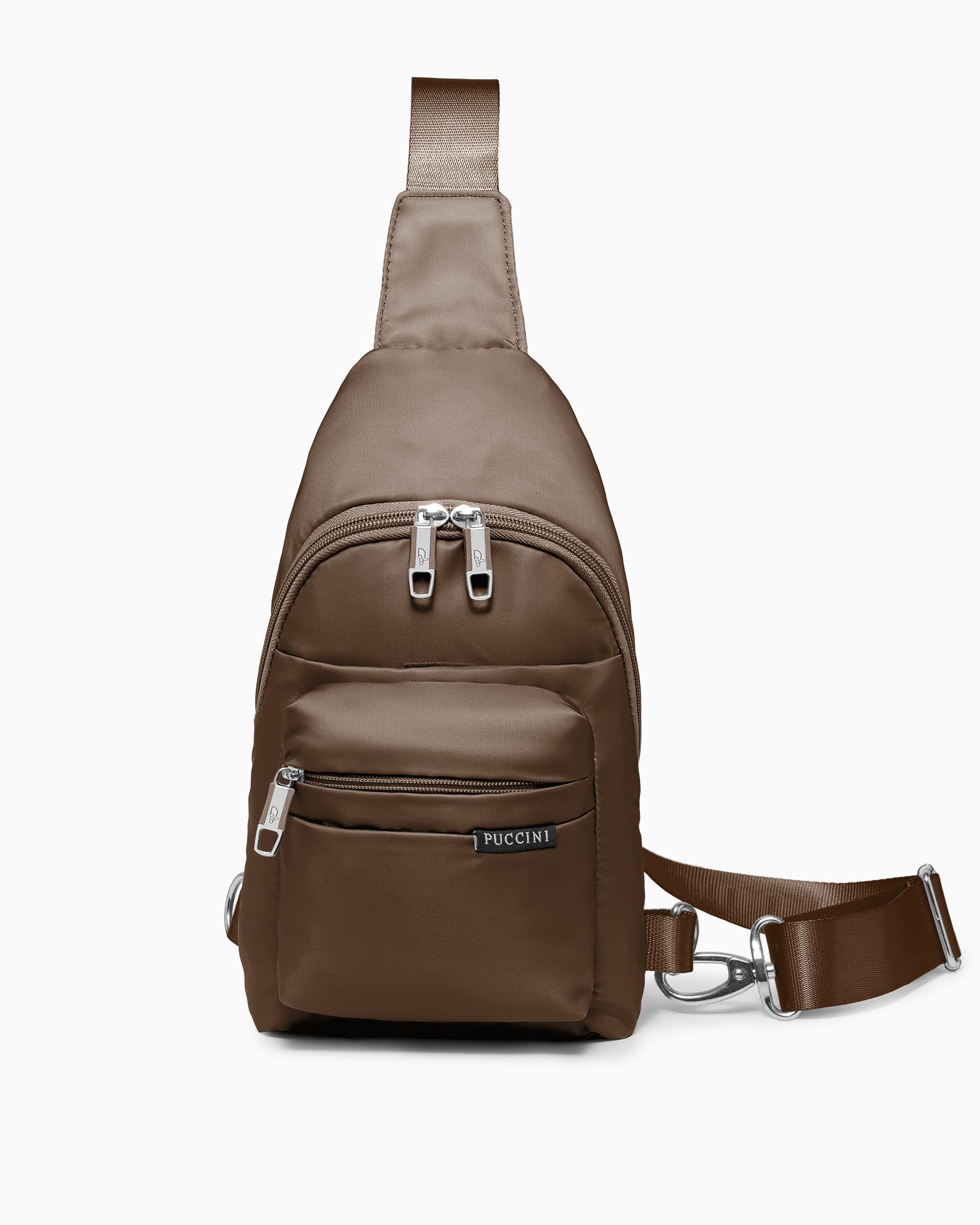 Plecak na jedno ramię Sling Bag - brązowy