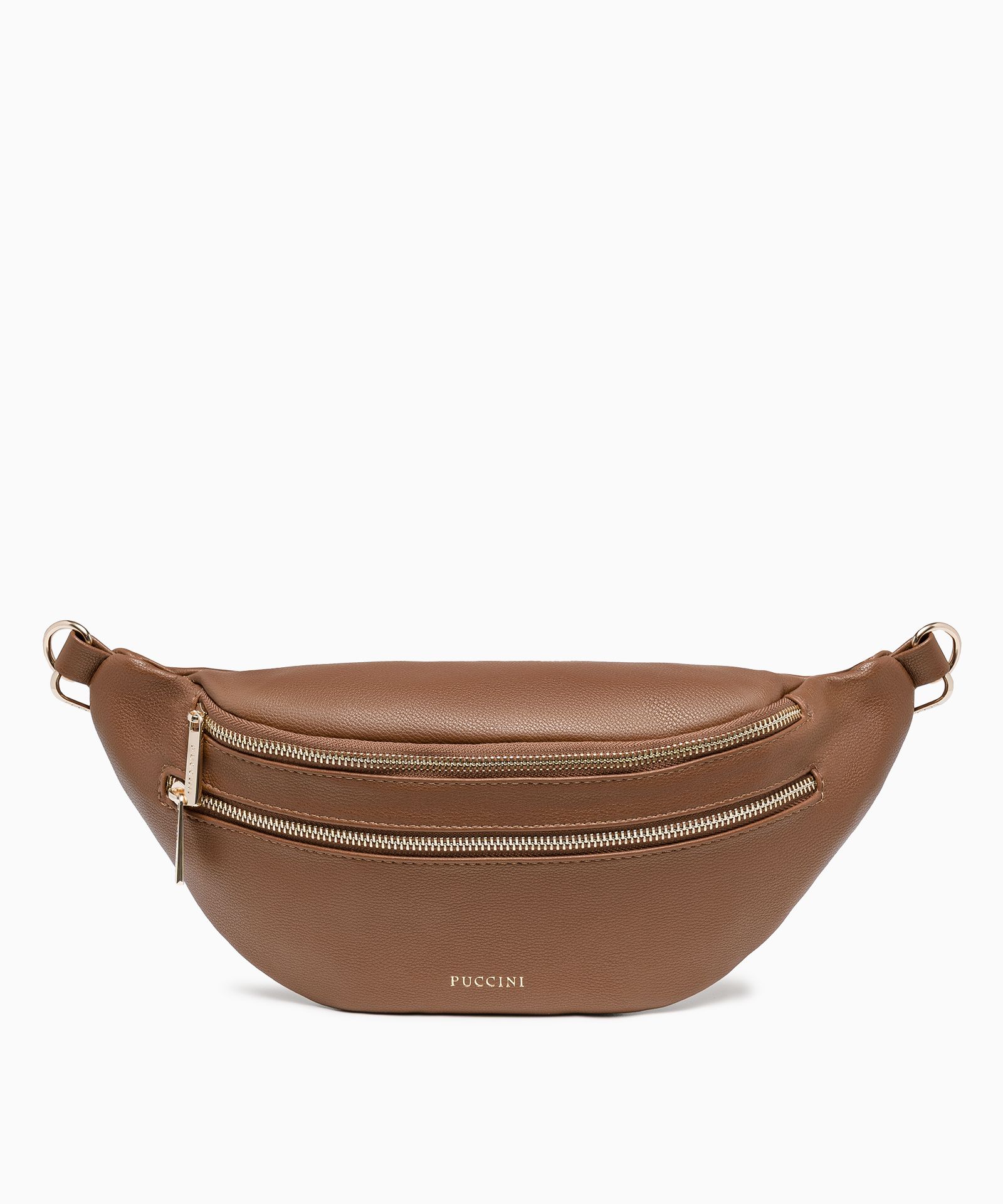 Nerka damska z kieszenią brązowa