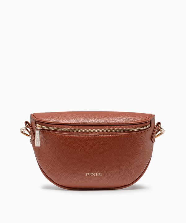 Nerka damska półksiężyc brązowa