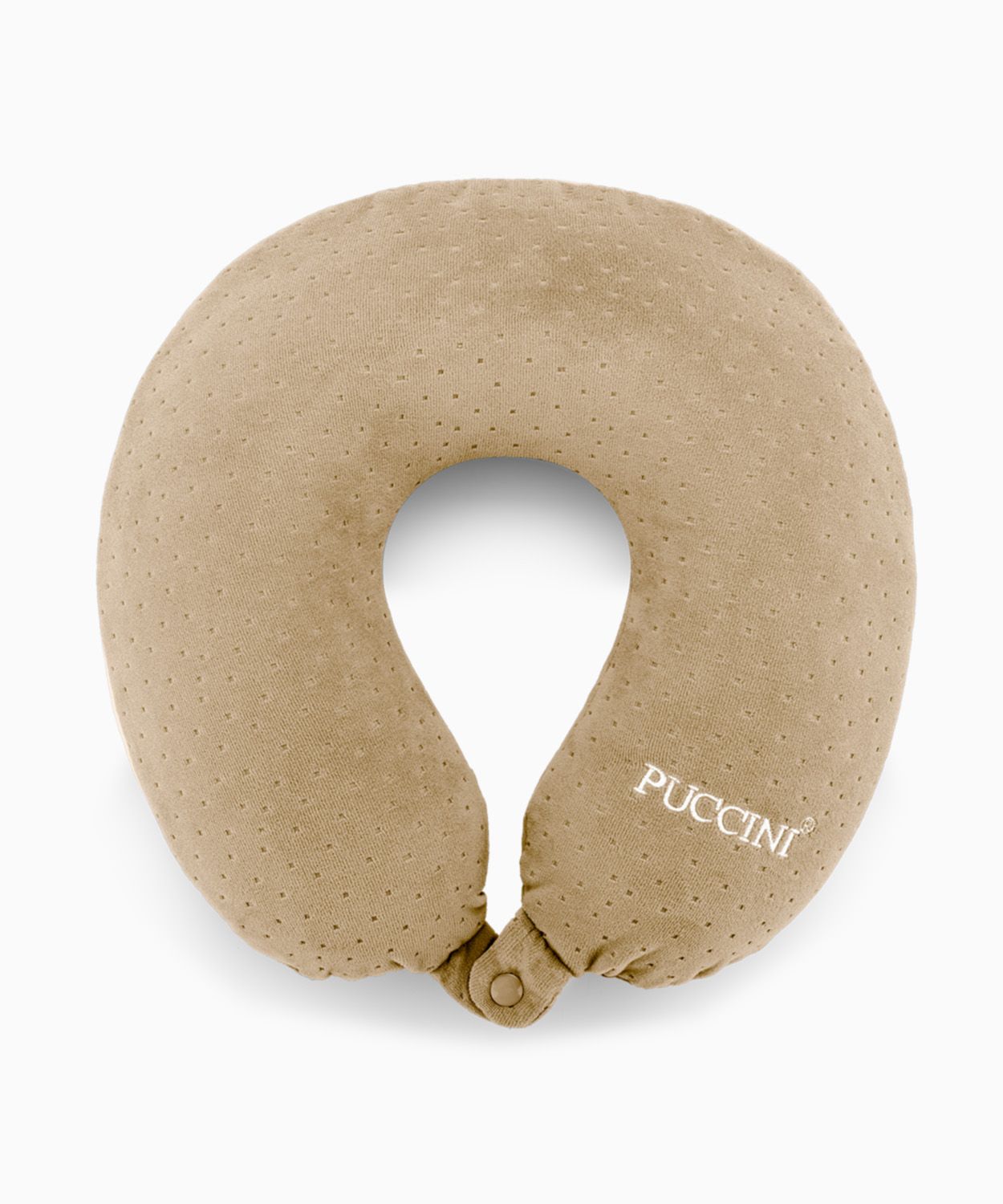 Poduszka podróżna rogal beżowa