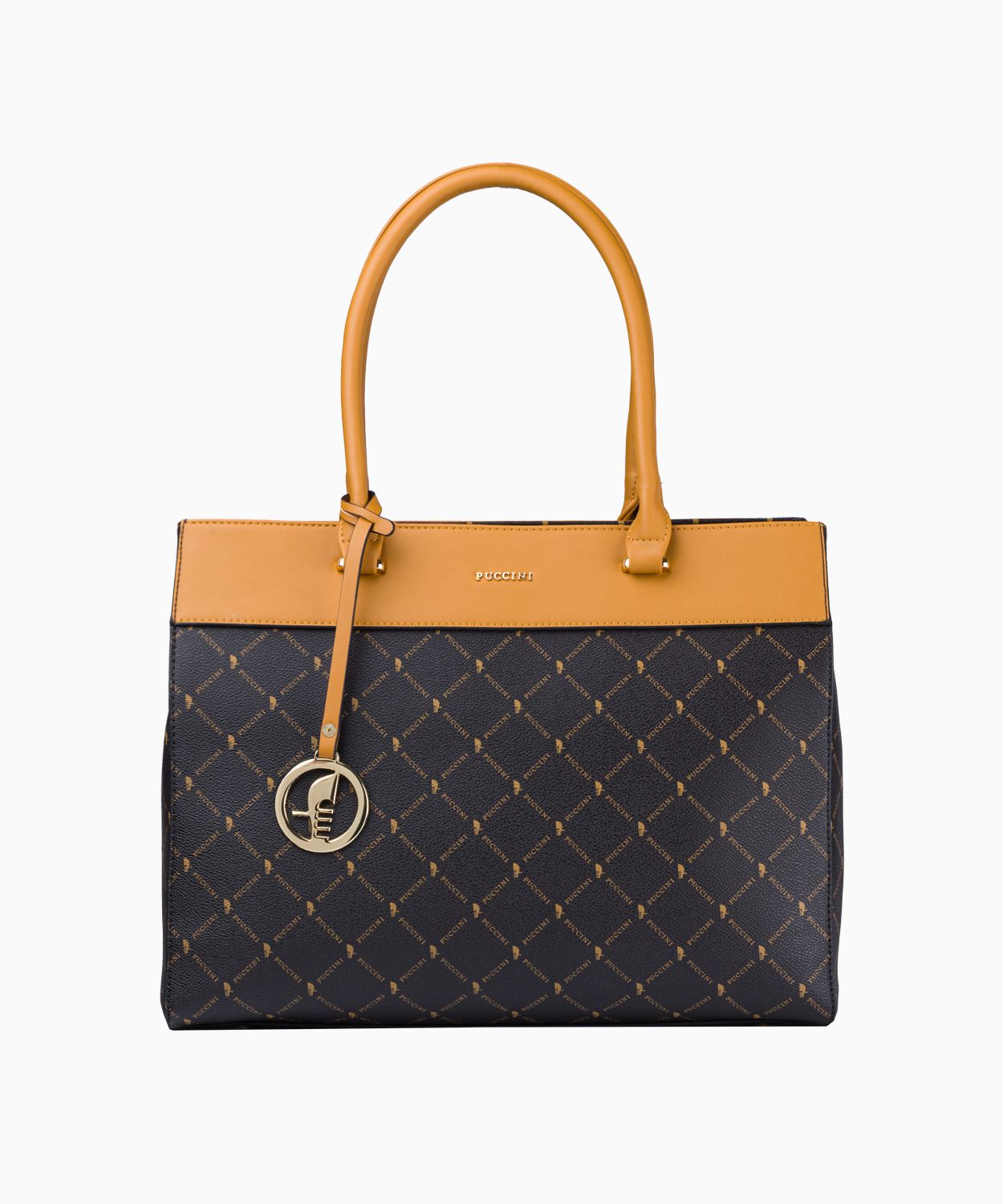 Elegancka logowana torebka damska typu shopper