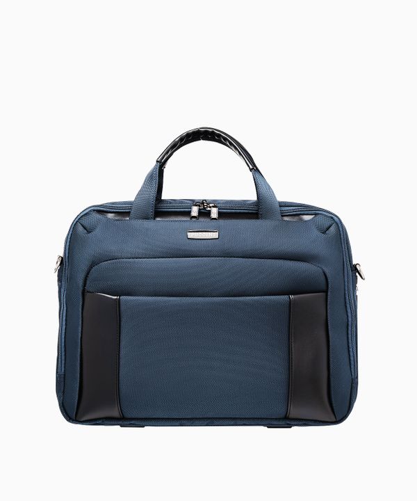 Torba na laptopa 15 cali z poszerzeniem granatowa