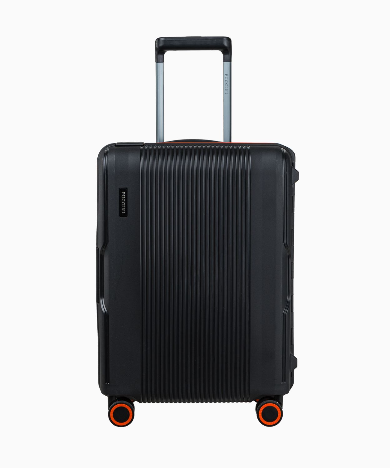 Kabinowa czarna walizka zamykana na klamry - Sklep Puccini