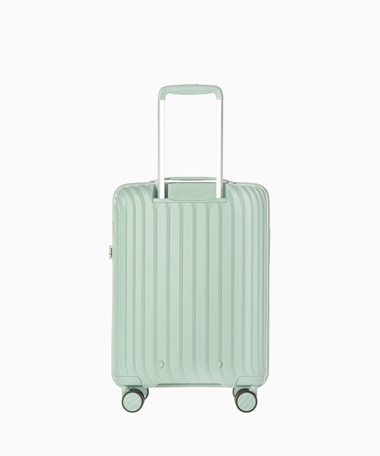 Kabinowa walizka z polipropylenu ze żłobieniami miętowa - Sklep