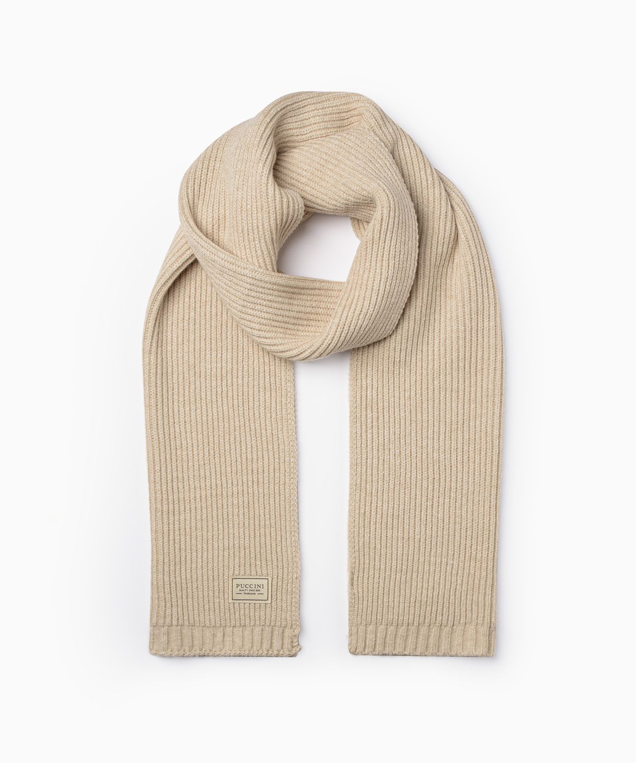 Damski szalik beżowy