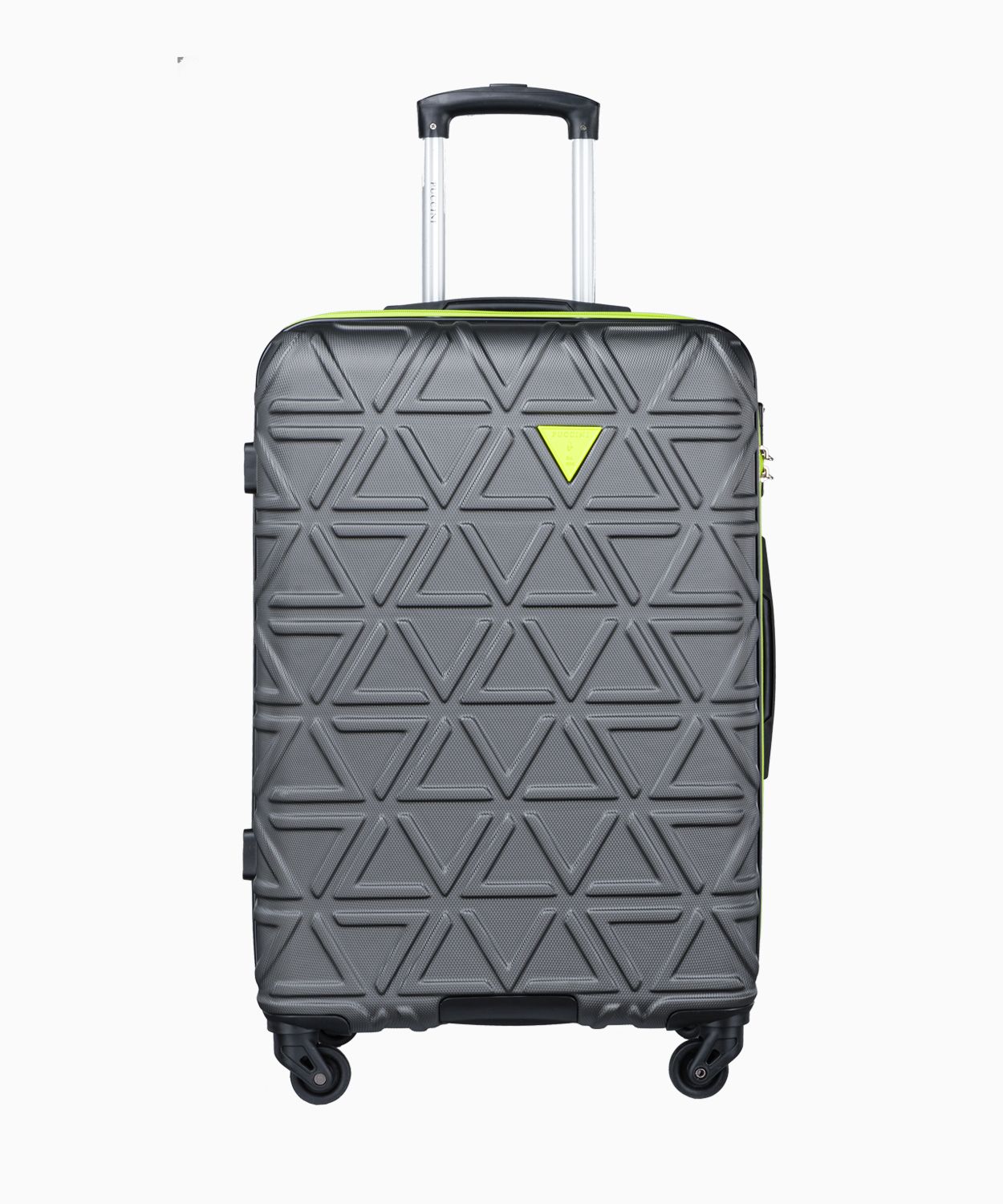 ◆VALLUAT◆ Posia bagSilver 6-82 Średnia szara walizka z kontrastowym wykończeniem - Sklep