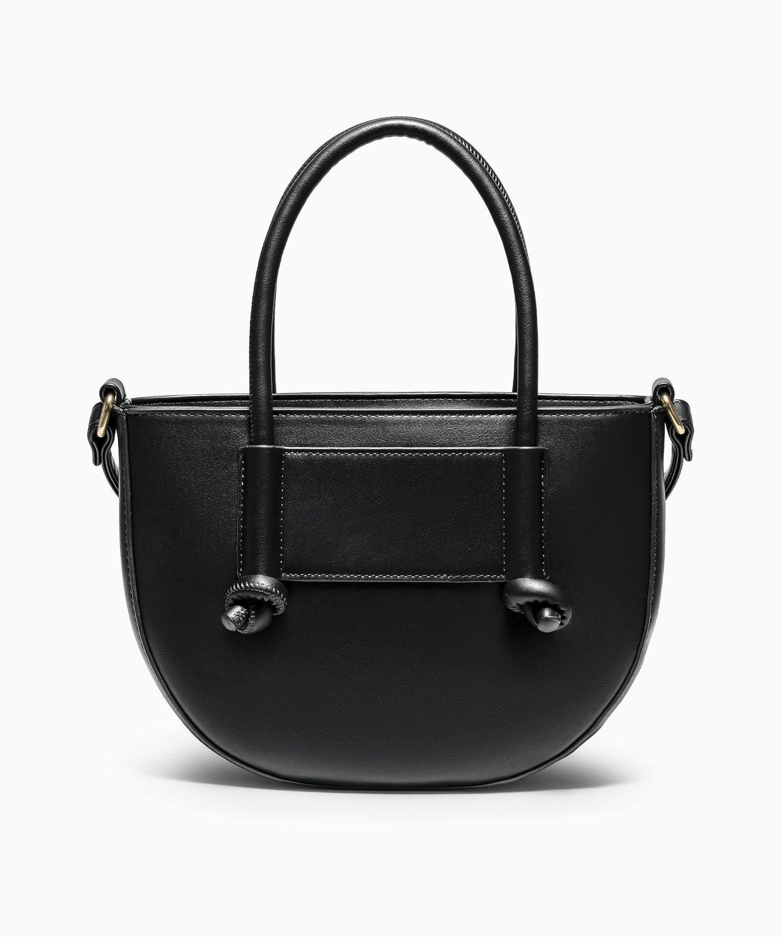 Torebka damska mała crossbody z uchwytami ze skóry ekologicznej