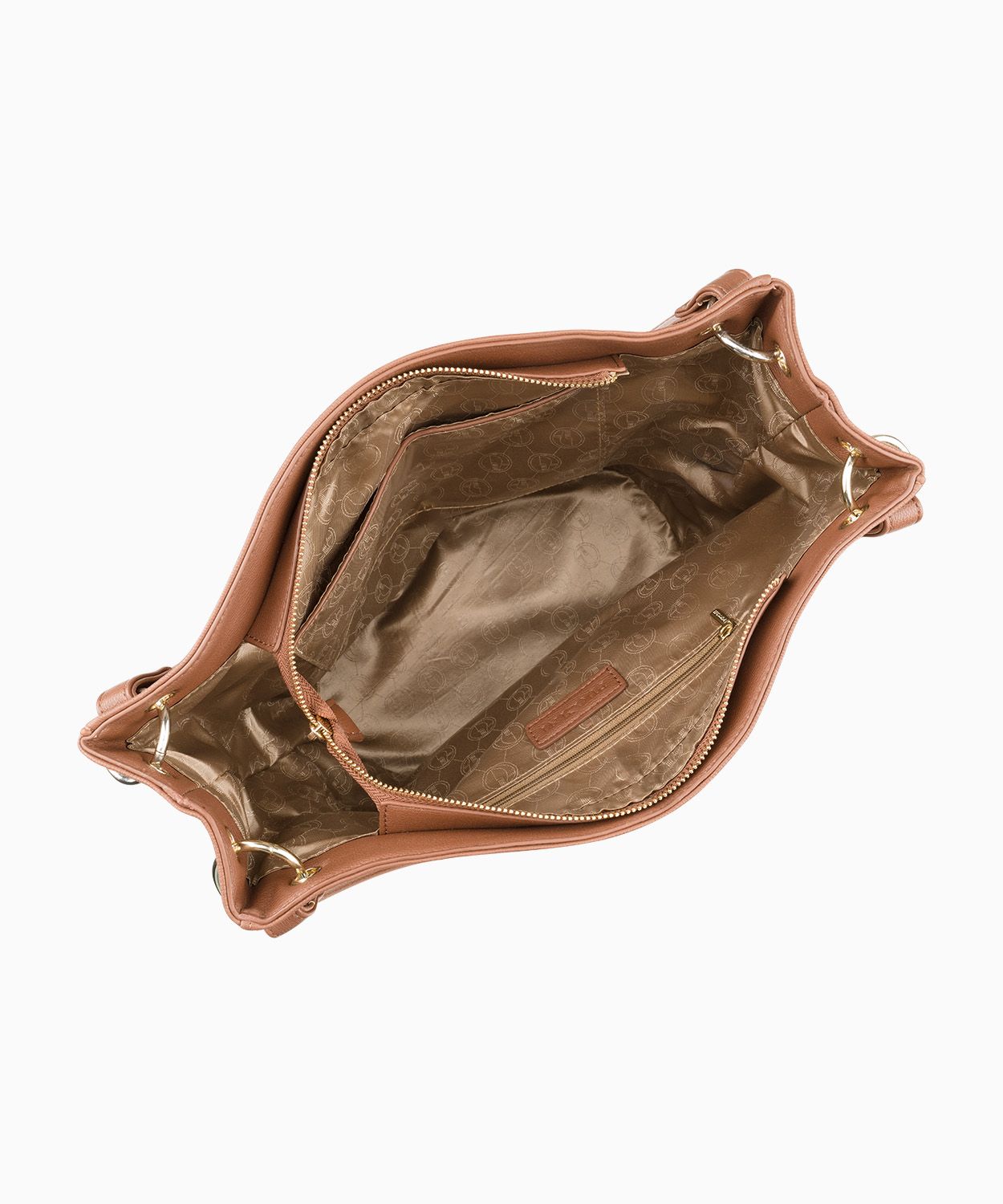 TK0203 Torebka damska shopperka trapezowa na ramię ze skóry