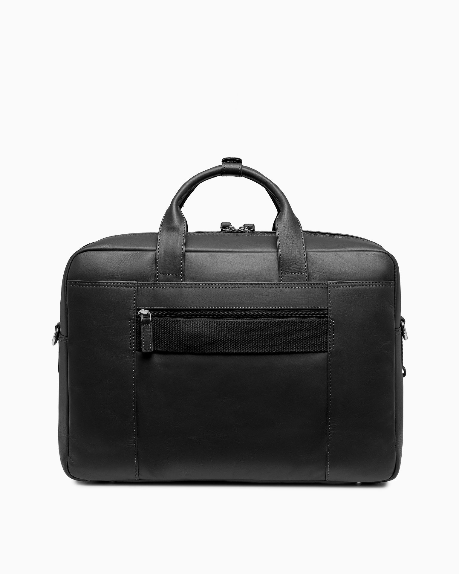 Skórzana torba na laptopa 15,6 cala dwukomorowa - Sklep Puccini