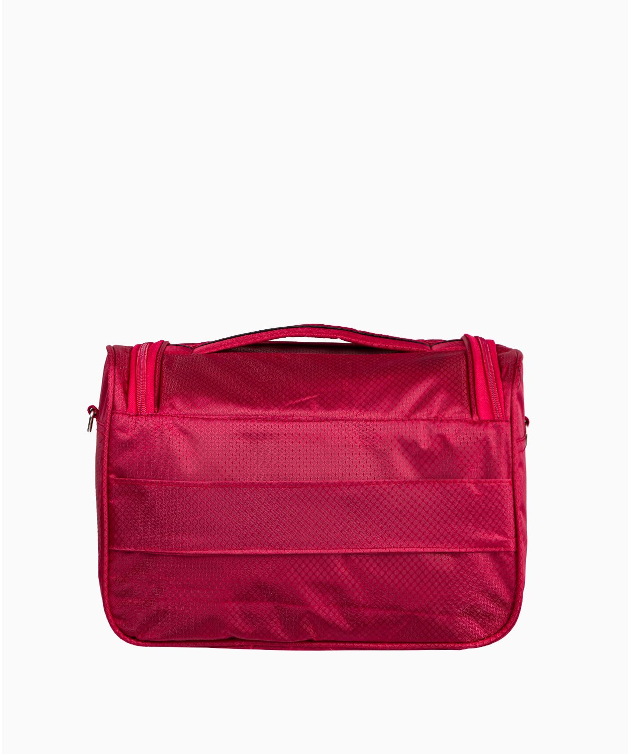 Miękki materiałowy kuferek podróżny z haczykiem