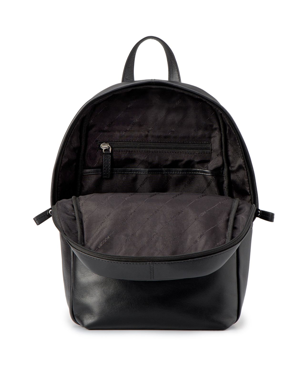 black puccini leather backpack Personalized with Side Pockets Personalized (White) This piece is scratch Black James Leather Backpack -