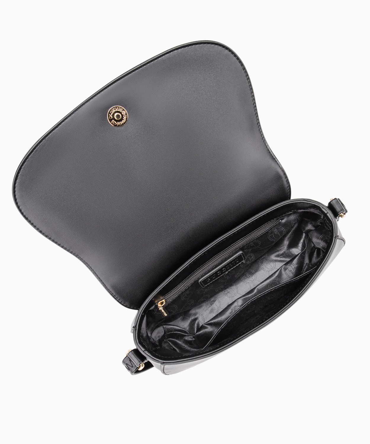 Torebka bagietka crossbody czarna - Sklep Puccini