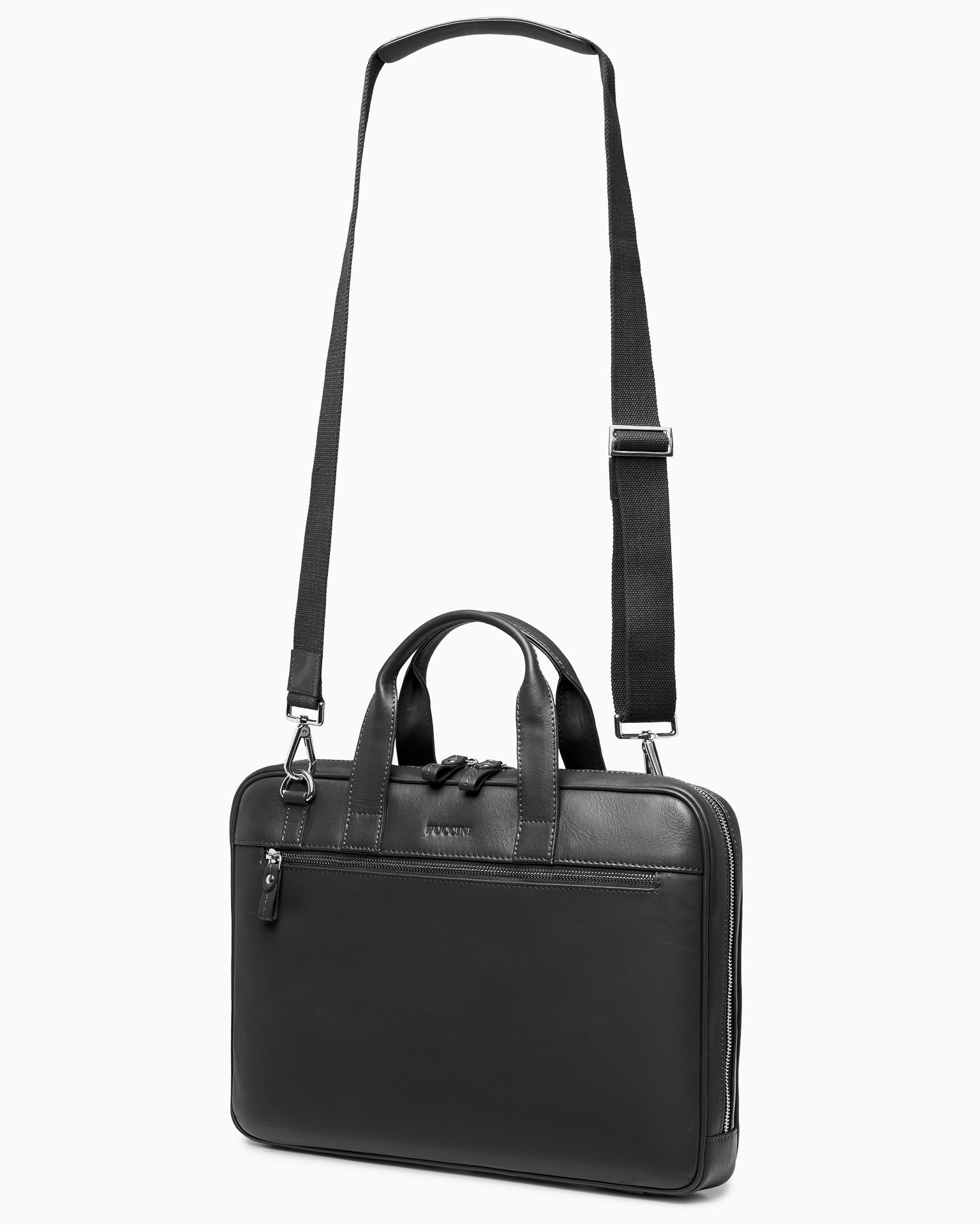 Skórzana torba na laptopa 15,6 cala jednokomorowa - Sklep Puccini