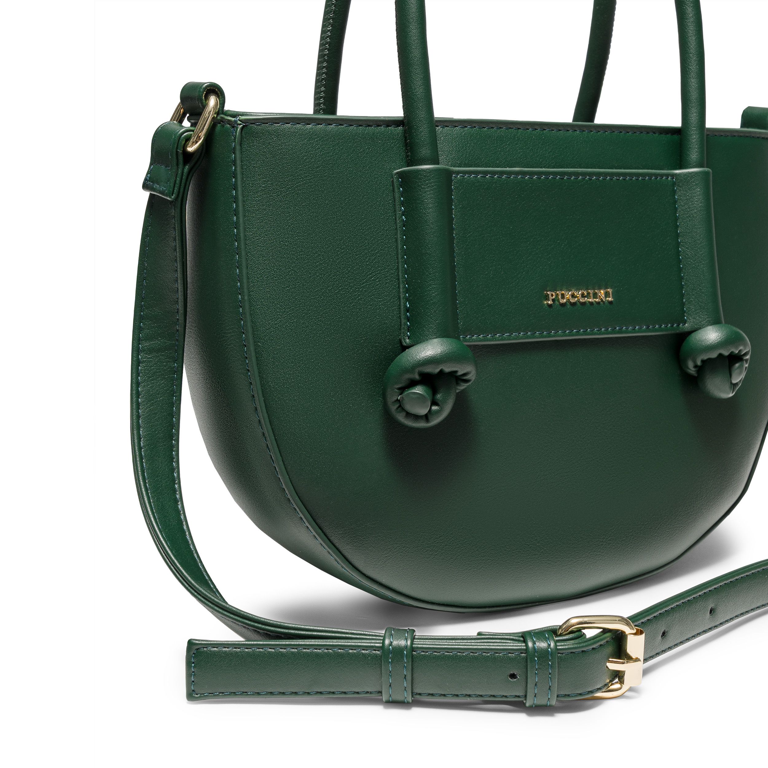 Torebka damska mała crossbody z uchwytami ze skóry ekologicznej