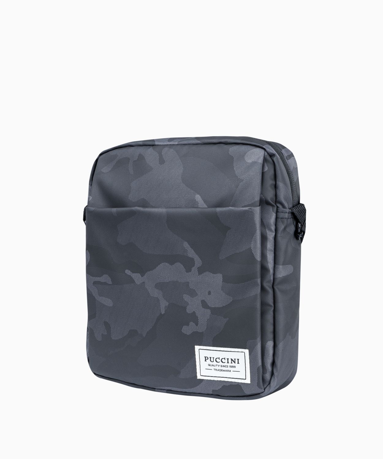 Szara torba męska we wzór camo