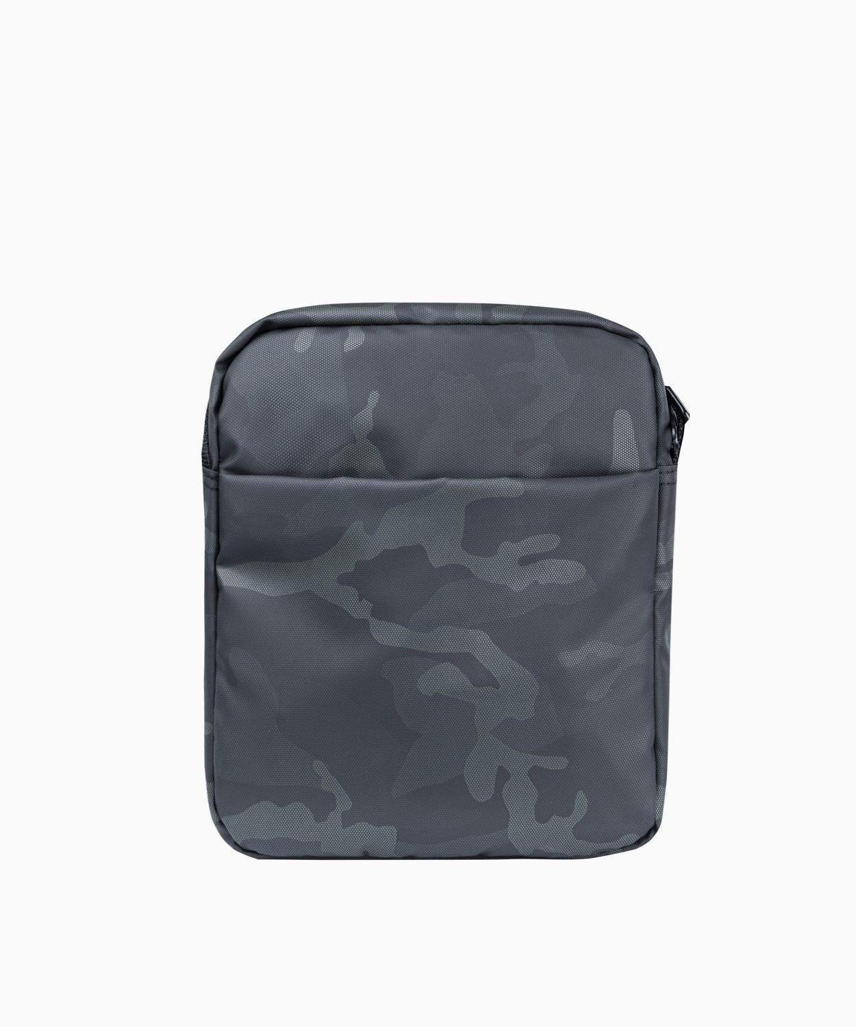 Antracytowa torba męska we wzór camo