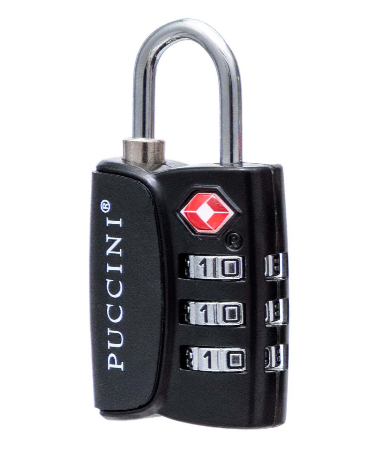 Kłódka do bagażu z zamkiem szyfrowym TSA czarna