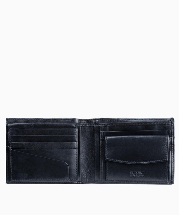 Rozkładany portfel męski skórzany