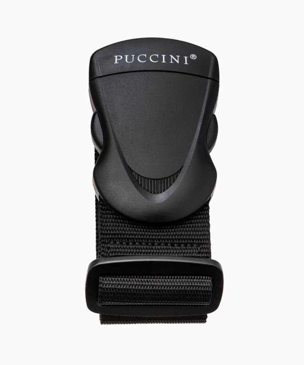 Pas zabezpieczający bagaż czarny