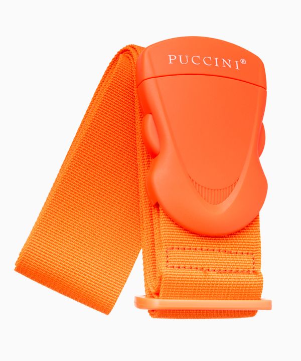 Pas zabezpieczający bagaż pomarańczowy