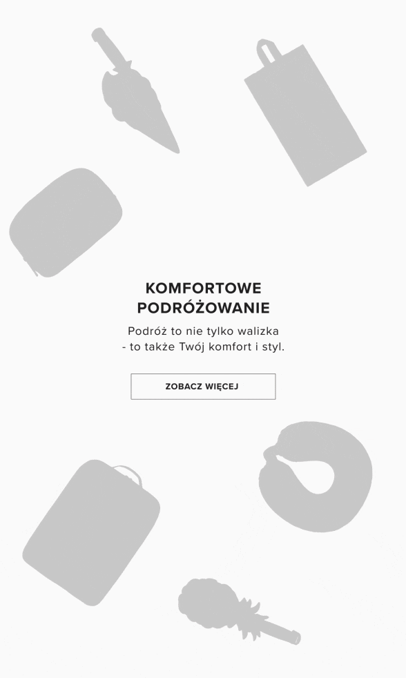 Akcesoria podróżne - Komfortowe podróżowanie